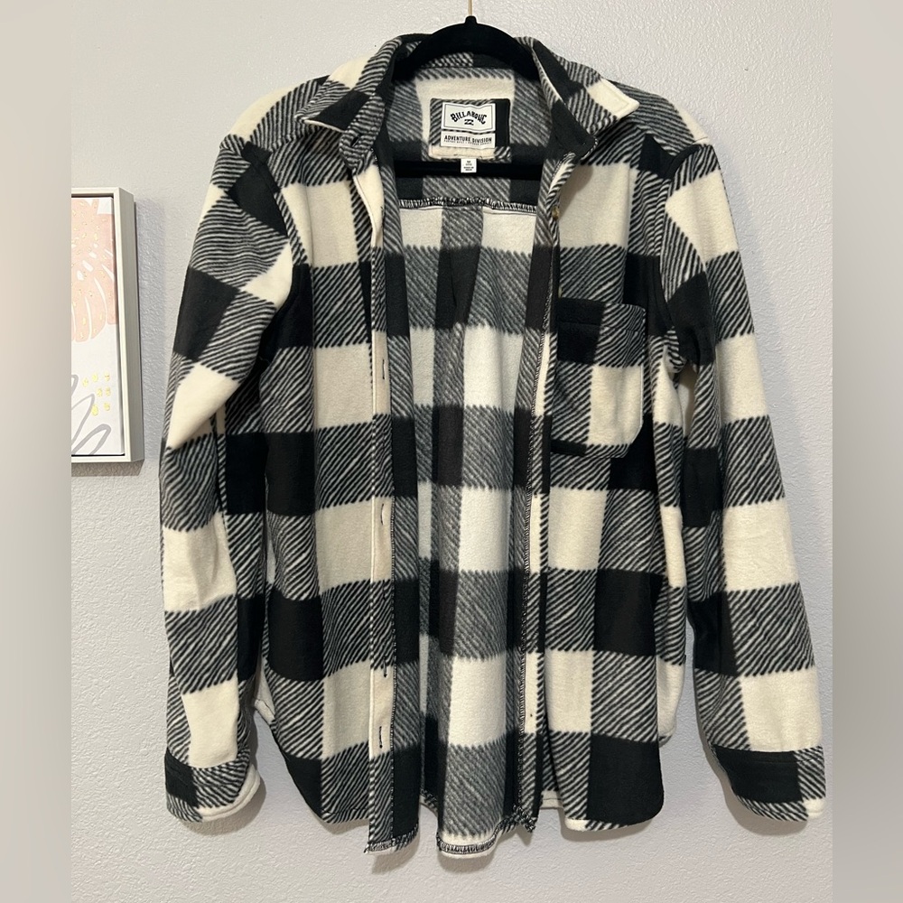 Billabong Plaid Shirt Jacket
